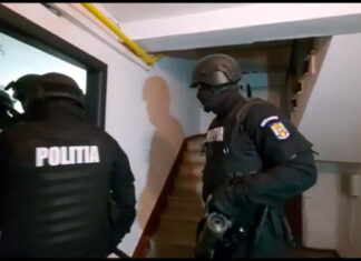 Traficanții de droguri percheziționați și reținuți de Poliția Română și DIICOT într-o operatiune de amploare (video)